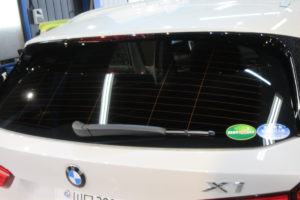 BMW X1　断熱カーフィルム施工