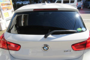 BMW 1シリーズ　断熱フィルム施工